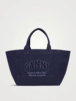 XXL Denim Tote Bag