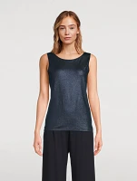 Soft Touch Metallic Tank Top