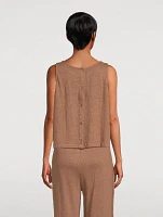 Stretch Linen Tank Top