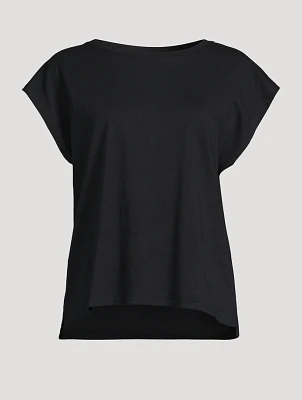 Organic Cotton Cap-Sleeve T-Shirt