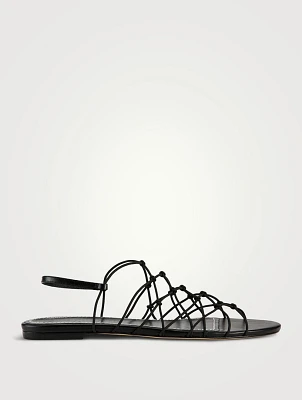 Gio Knotted Slingback Sandals