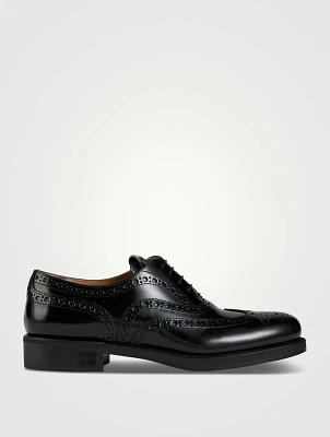 Miu x Church's Leather Oxford Shoes