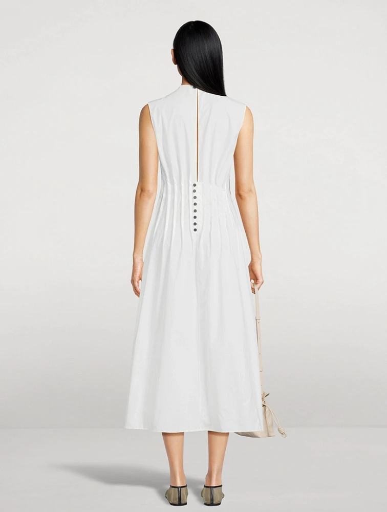 The Wes Pintuck Poplin Dress