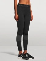 Ballet Wool-Blend Rib Leggings