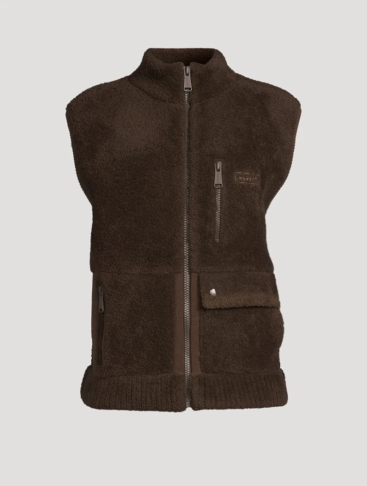 Teo Wool-Blend Zip Vest