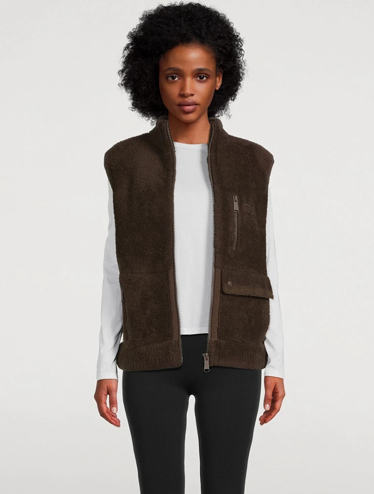 Teo Wool-Blend Zip Vest
