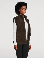 Teo Wool-Blend Zip Vest