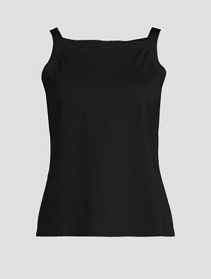 Interlock Knit Tank Top