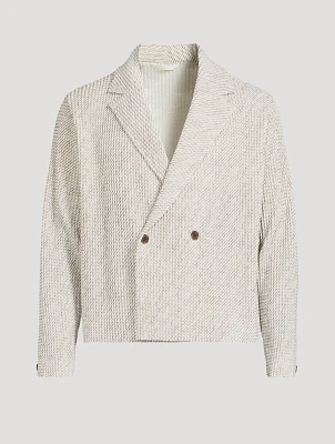 Diagonals Cropped Jacket