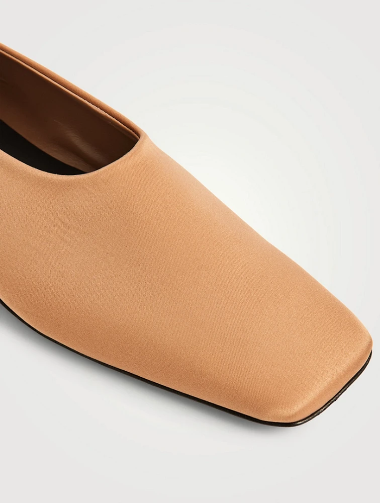 Atlas Satin Ballet Flats