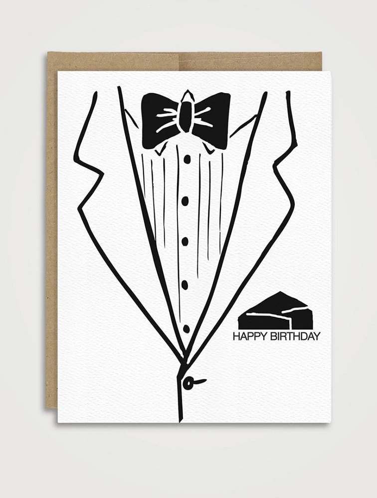 Birthday Suit Greeting Card