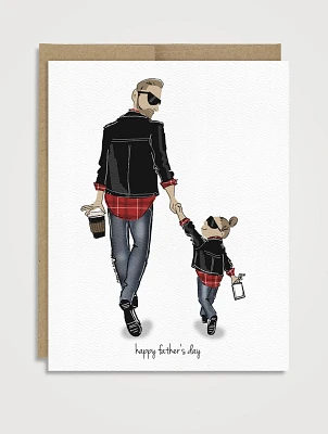 Leather Love Father's Day Greeting Card