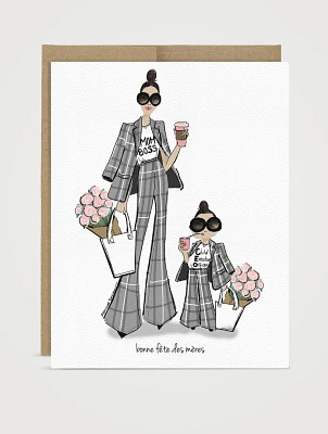 Family Business Mother's Day Greeting Card - French