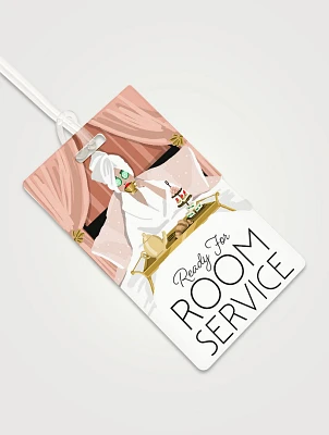 Room Service Luggage Tag