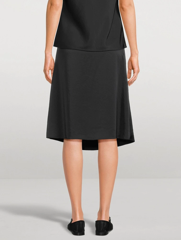 Theory Project Twisted Midi Skirt