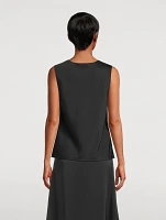 Theory Project Twisted Sleeveless Blouse