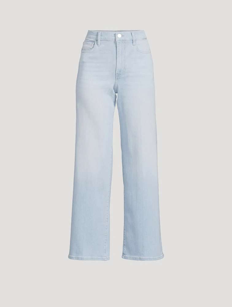 Le Slim Palazzo Wide-Leg Jeans