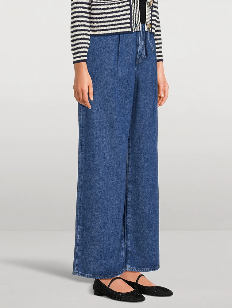 Drawstring Wide Leg Pants