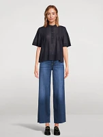 Pleated Cotton Blouse