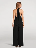 Keyhole Halter Jumpsuit