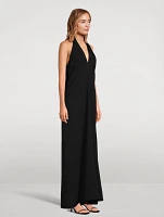 Keyhole Halter Jumpsuit