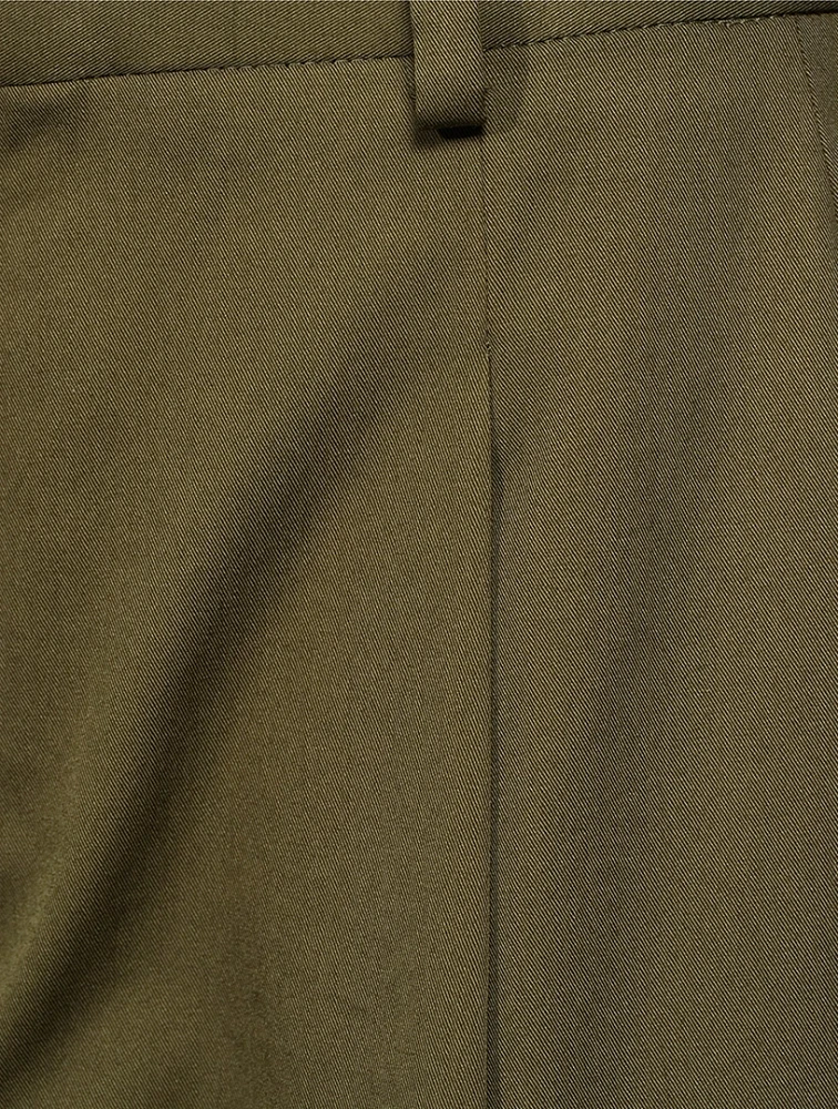Pleated Wide-Leg Pants