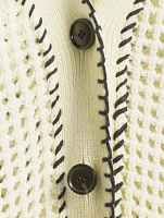 Open-Weave Cardigan