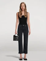 Daphne Stovepipe Crop Jeans