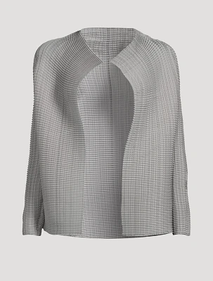 Wooly Pleats Cardigan