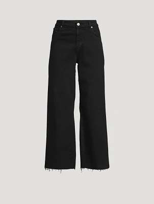 Saige Wide-Leg Crop Jeans