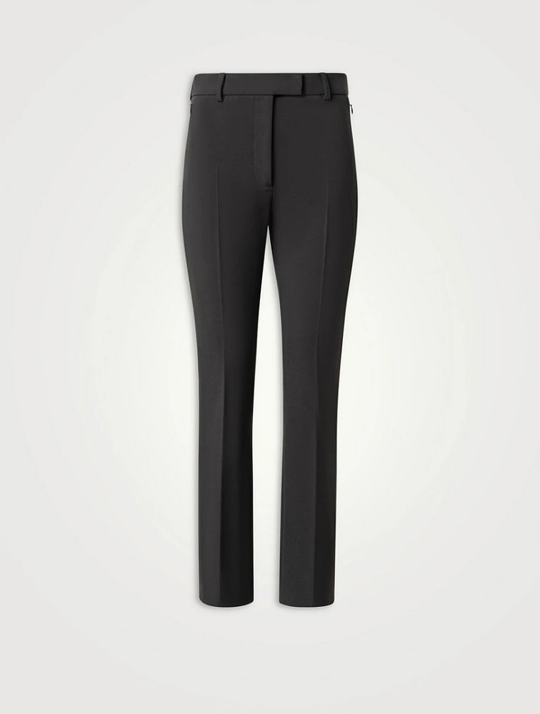Francy Wool-Blend Bootcut Trousers