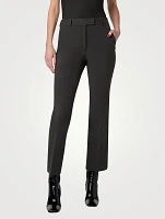 Francy Wool-Blend Bootcut Trousers