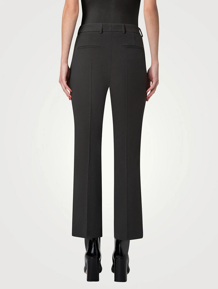 Francy Wool-Blend Bootcut Trousers