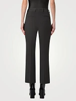 Francy Wool-Blend Bootcut Trousers
