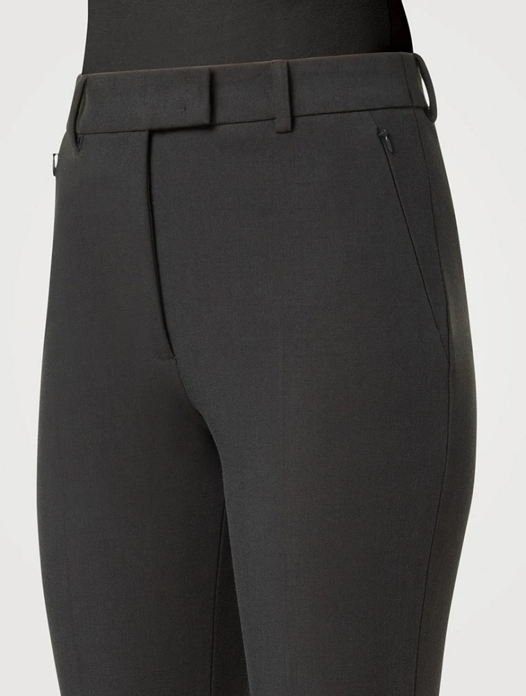 Francy Wool-Blend Bootcut Trousers