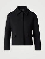 Timo Wool Crêpe Double-Face Jacket