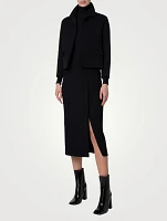 Timo Wool Crêpe Double-Face Jacket