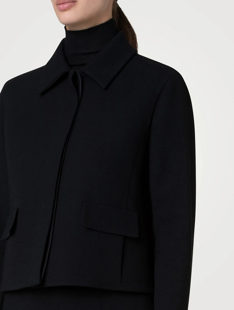 Timo Wool Crêpe Double-Face Jacket