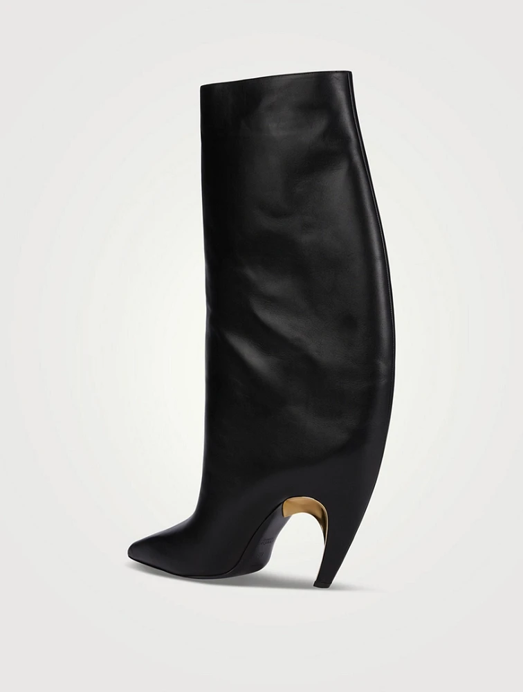 Pegasus Leather Knee-High Boots