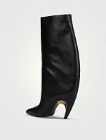 Pegasus Leather Knee-High Boots