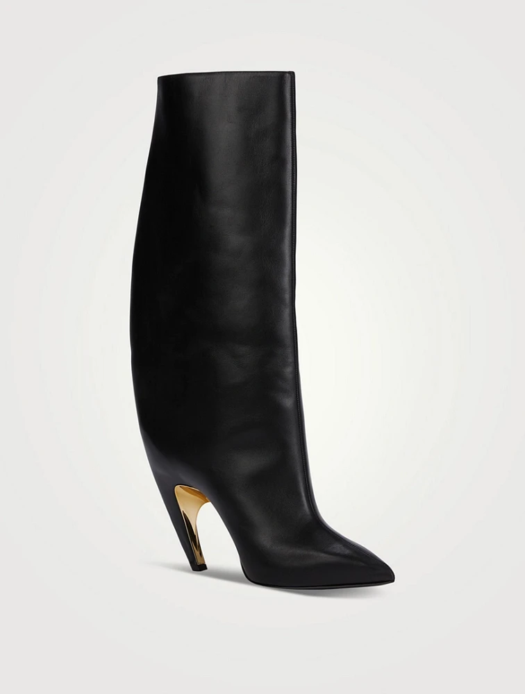 Pegasus Leather Knee-High Boots