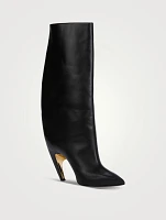 Pegasus Leather Knee-High Boots