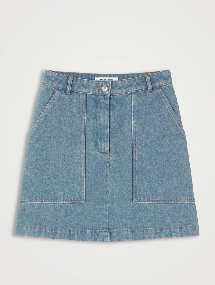 Denim Mini Skirt