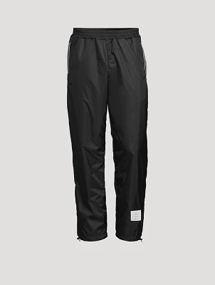 Ripstop Track Pants With Stripe