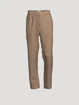 Linen Drawstring Pants