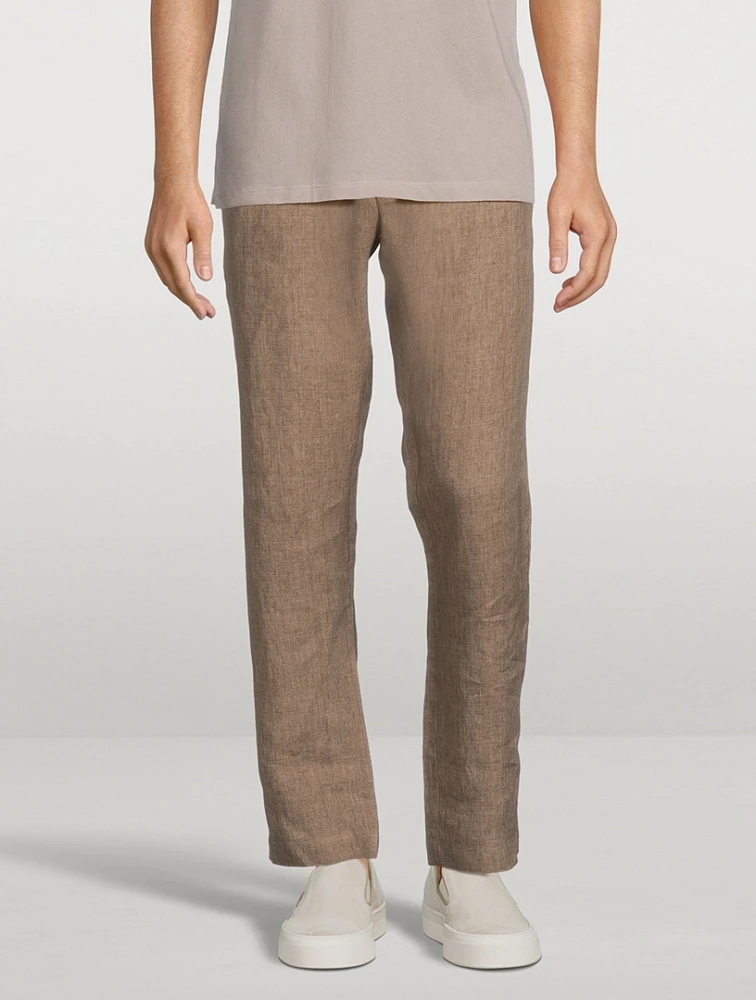 Linen Drawstring Pants