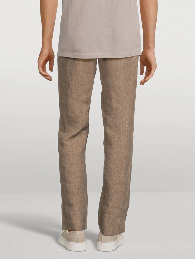 Linen Drawstring Pants