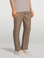 Linen Drawstring Pants