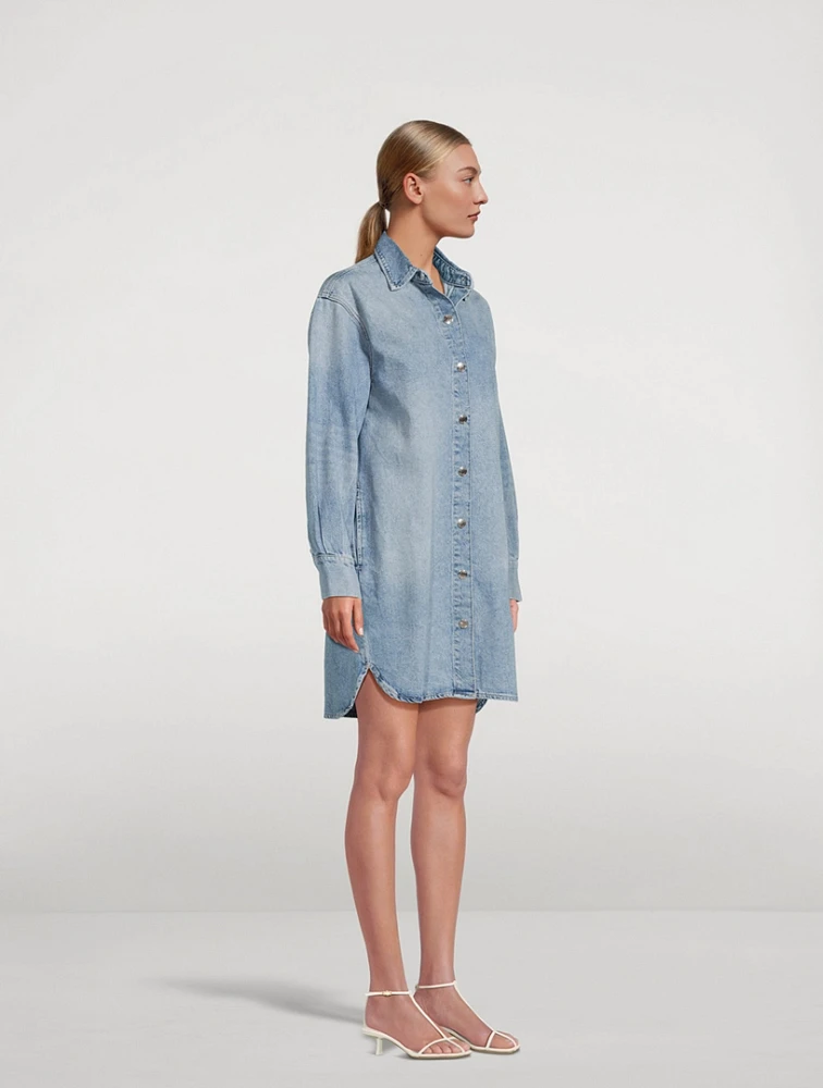 Faye Denim Shirt Dress