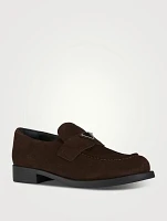 Suede Loafers